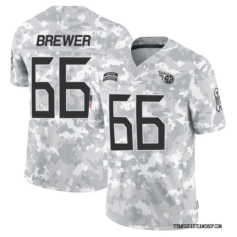 Men's Chandler Brewer Tennessee Titans Nike Limited 2024 Salute to Service Jersey - Arctic Camo