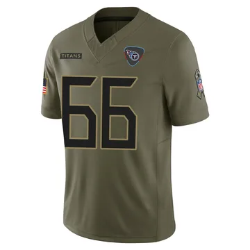 Men's Chandler Brewer Tennessee Titans Nike Limited 2025 Salute to Service Jersey - Olive