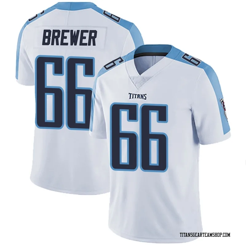 Men's Chandler Brewer Tennessee Titans Nike Limited Vapor Untouchable Jersey - White