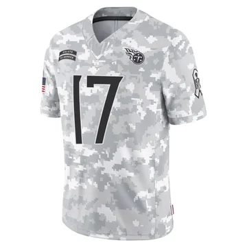 Men's Chimere Dike Tennessee Titans Nike Limited 2024 Salute to Service Jersey - Arctic Camo