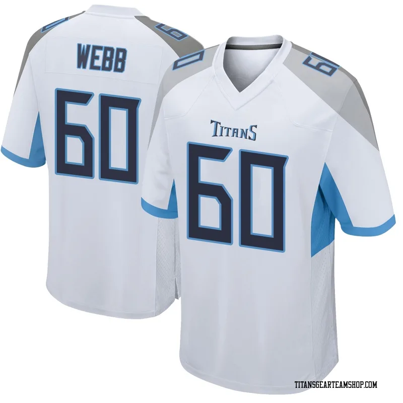 Men's Clay Webb Tennessee Titans Nike Game Jersey - White