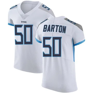 Men's Cody Barton Tennessee Titans Nike Elite Vapor Untouchable Jersey - White