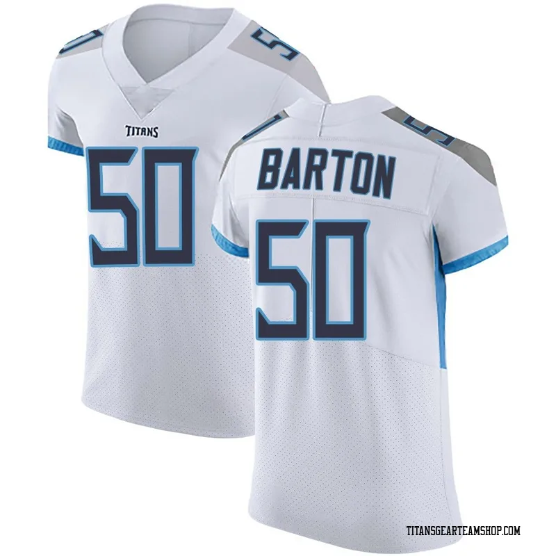 Men's Cody Barton Tennessee Titans Nike Elite Vapor Untouchable Jersey - White