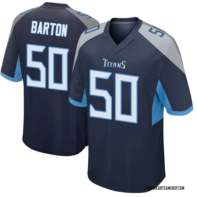 Men's Cody Barton Tennessee Titans Nike Game Jersey - Navy