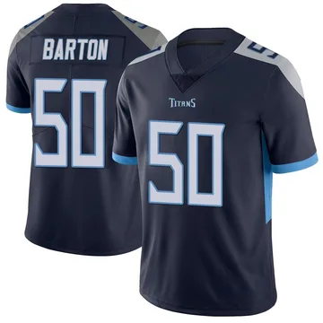 Men's Cody Barton Tennessee Titans Nike Limited Vapor Untouchable Jersey - Navy