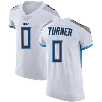 Men's Cole Turner Tennessee Titans Nike Elite Vapor Untouchable Jersey - White