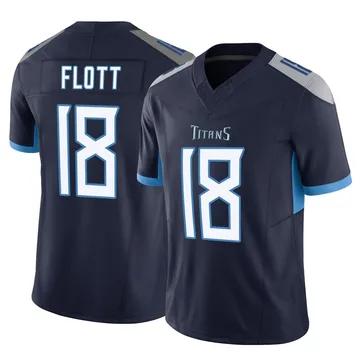 Men's Cor'Dale Flott Tennessee Titans Nike Limited Vapor F.U.S.E. Jersey - Navy