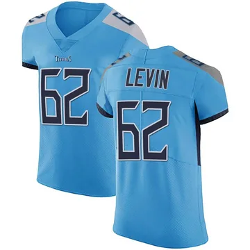 Men's Corey Levin Tennessee Titans Nike Elite Team Color Vapor Untouchable Jersey - Light Blue