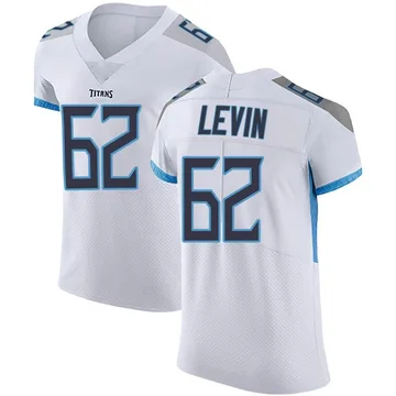 Men's Corey Levin Tennessee Titans Nike Elite Vapor Untouchable Jersey - White