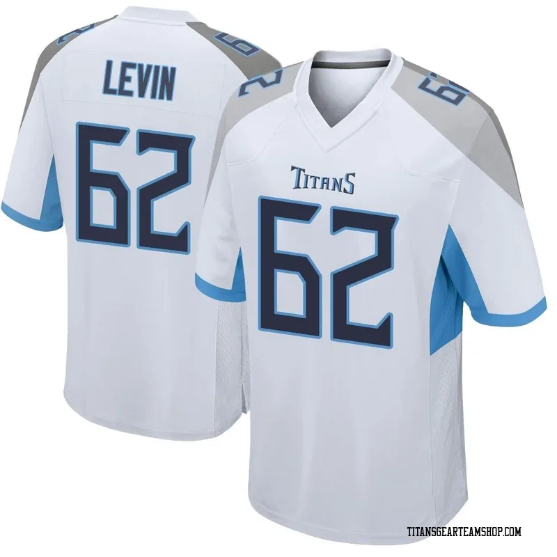 Men's Corey Levin Tennessee Titans Nike Game Jersey - White