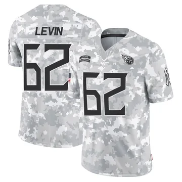 Men's Corey Levin Tennessee Titans Nike Limited 2024 Salute to Service Jersey - Arctic Camo