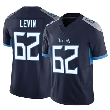 Men's Corey Levin Tennessee Titans Nike Limited Vapor F.U.S.E. Jersey - Navy