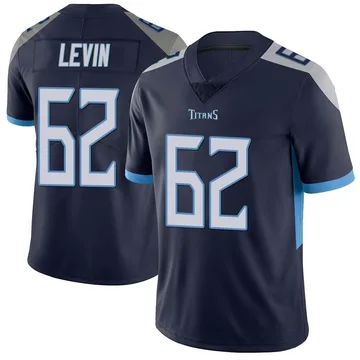 Men's Corey Levin Tennessee Titans Nike Limited Vapor Untouchable Jersey - Navy