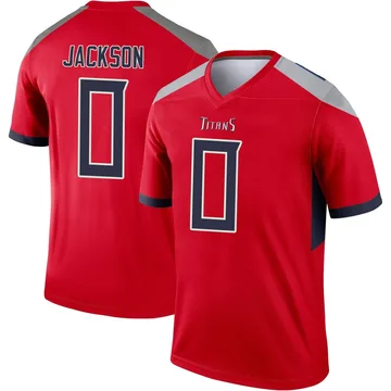 Men's Courtney Jackson Tennessee Titans Nike Legend Inverted Jersey - Red