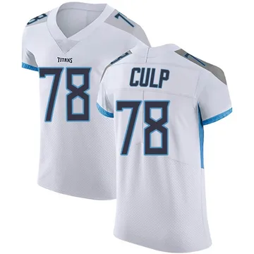 Men's Curley Culp Tennessee Titans Nike Elite Vapor Untouchable Jersey - White