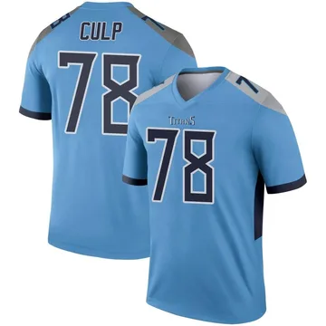 Men's Curley Culp Tennessee Titans Nike Legend Jersey - Light Blue