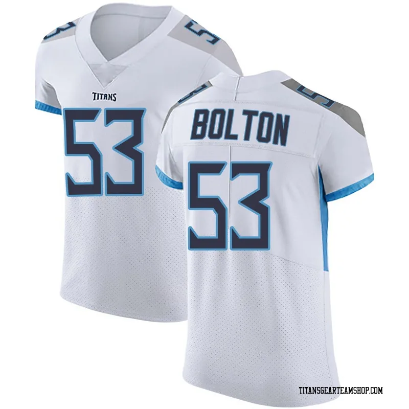 Men's Curtis Bolton III Tennessee Titans Nike Elite Vapor Untouchable Jersey - White