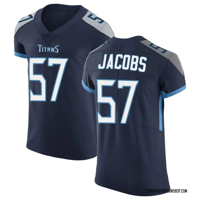 Men's Curtis Jacobs Tennessee Titans Nike Elite Vapor Untouchable Jersey - Navy