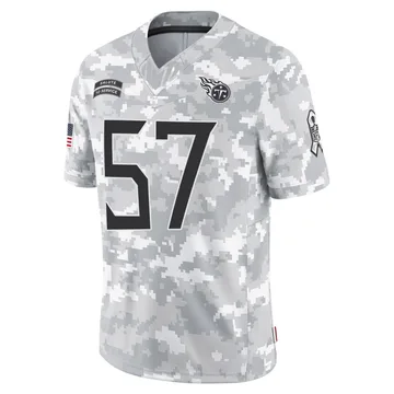 Men's Curtis Jacobs Tennessee Titans Nike Limited 2024 Salute to Service Jersey - Arctic Camo