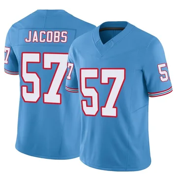 Men's Curtis Jacobs Tennessee Titans Nike Limited Vapor F.U.S.E. Jersey - Light Blue