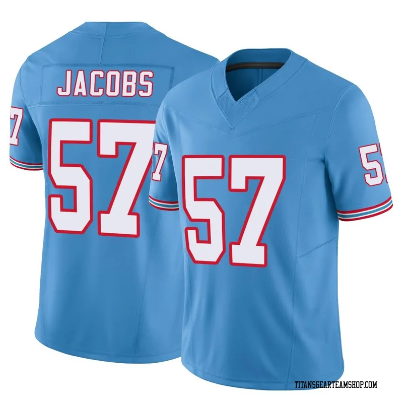 Men's Curtis Jacobs Tennessee Titans Nike Limited Vapor F.U.S.E. Jersey - Light Blue