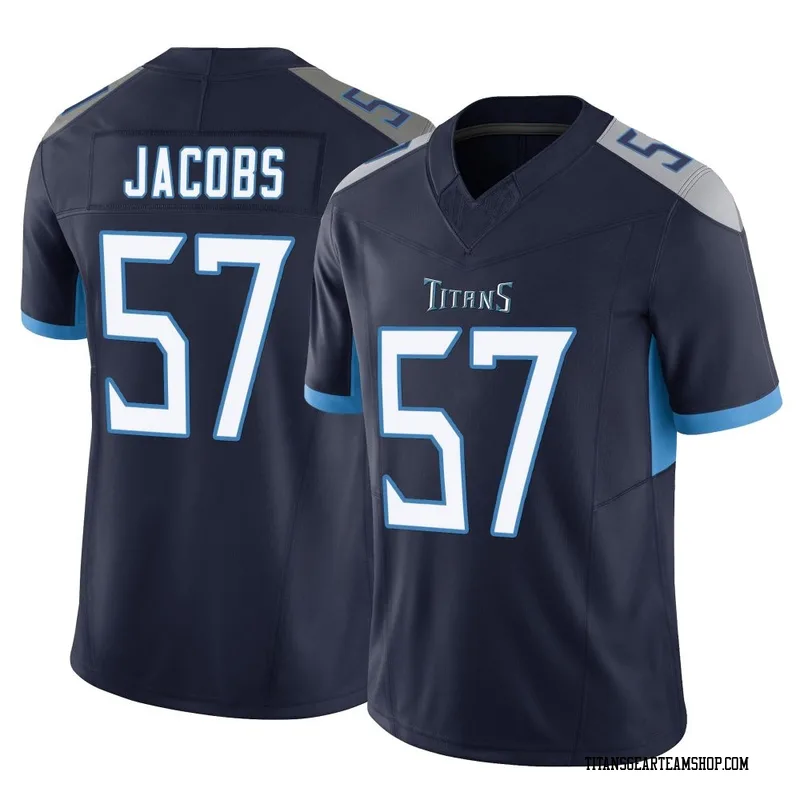 Men's Curtis Jacobs Tennessee Titans Nike Limited Vapor F.U.S.E. Jersey - Navy