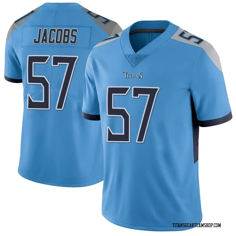 Men's Curtis Jacobs Tennessee Titans Nike Limited Vapor Untouchable Jersey - Light Blue