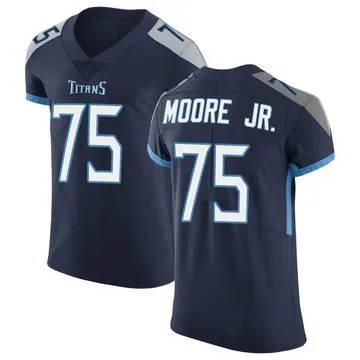Men's Dan Moore Jr. Tennessee Titans Nike Elite Vapor Untouchable Jersey - Navy