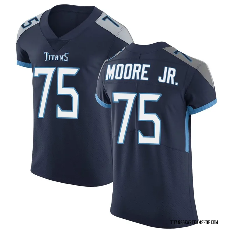 Men's Dan Moore Jr. Tennessee Titans Nike Elite Vapor Untouchable Jersey - Navy