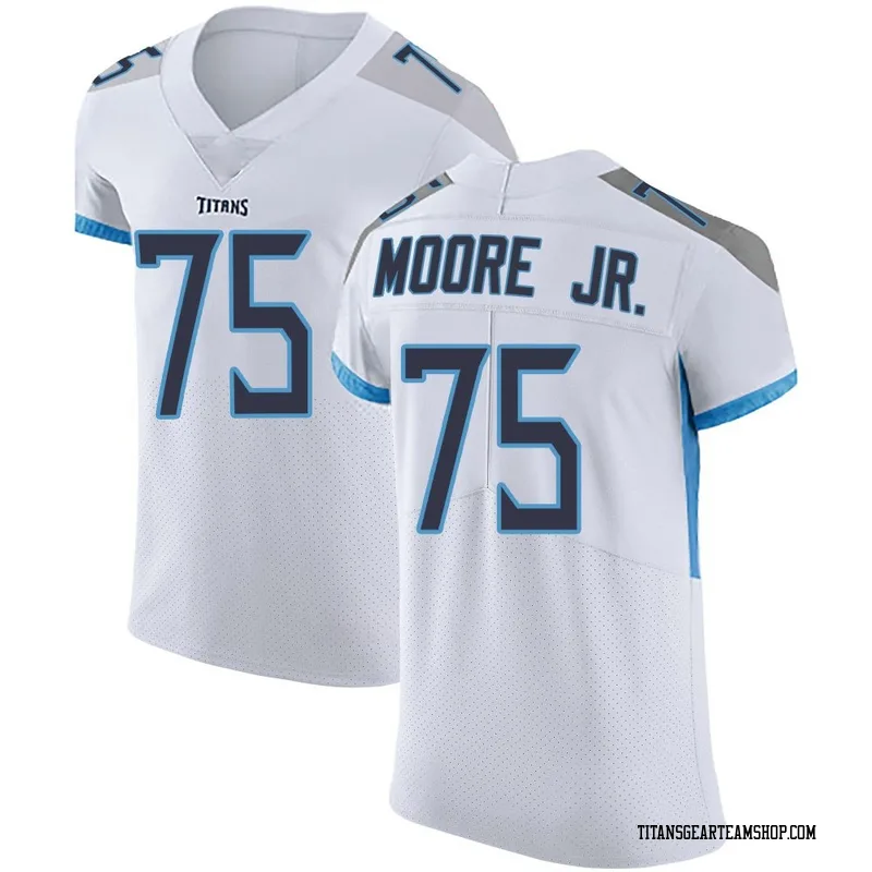 Men's Dan Moore Jr. Tennessee Titans Nike Elite Vapor Untouchable Jersey - White
