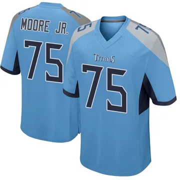 Men's Dan Moore Jr. Tennessee Titans Nike Game Jersey - Light Blue