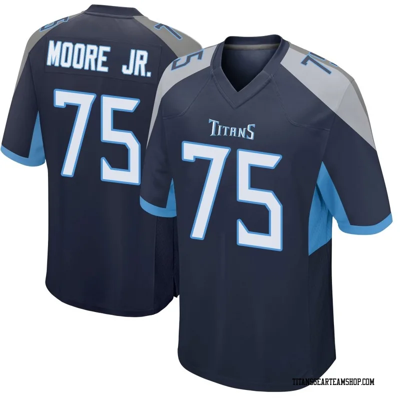 Men's Dan Moore Jr. Tennessee Titans Nike Game Jersey - Navy