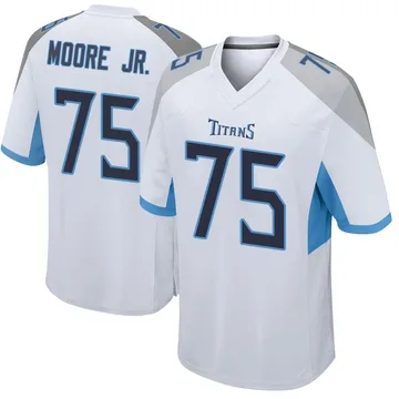 Men's Dan Moore Jr. Tennessee Titans Nike Game Jersey - White