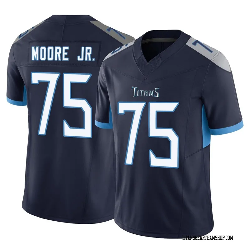 Men's Dan Moore Jr. Tennessee Titans Nike Limited Vapor F.U.S.E. Jersey - Navy