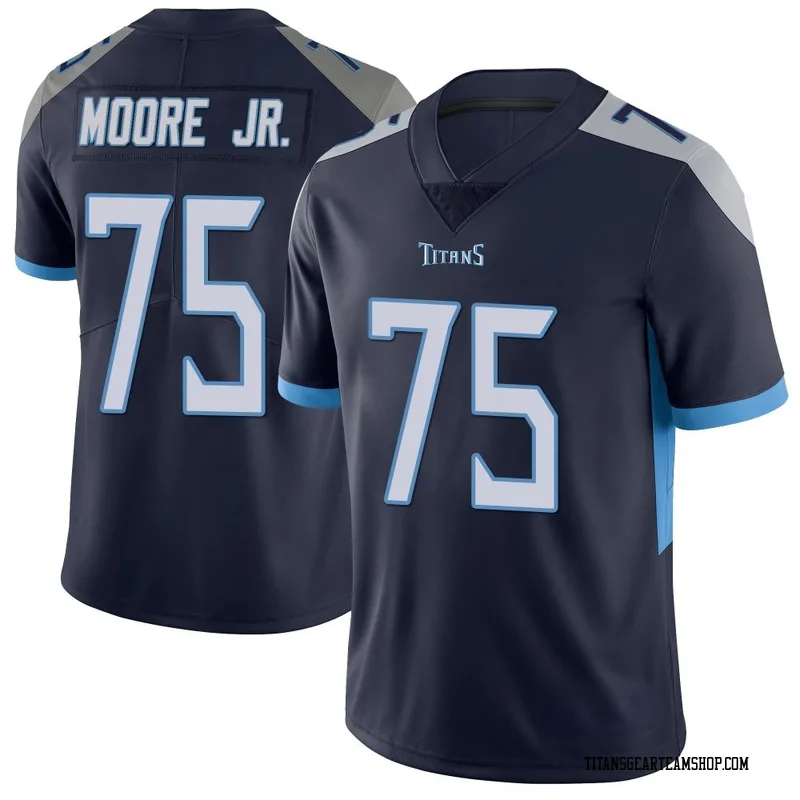 Men's Dan Moore Jr. Tennessee Titans Nike Limited Vapor Untouchable Jersey - Navy