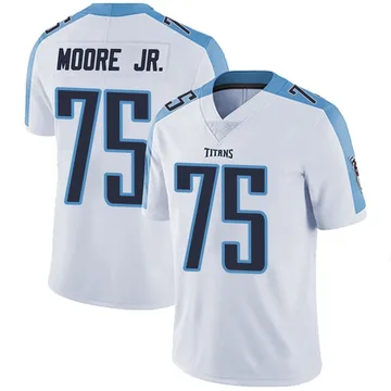 Men's Dan Moore Jr. Tennessee Titans Nike Limited Vapor Untouchable Jersey - White