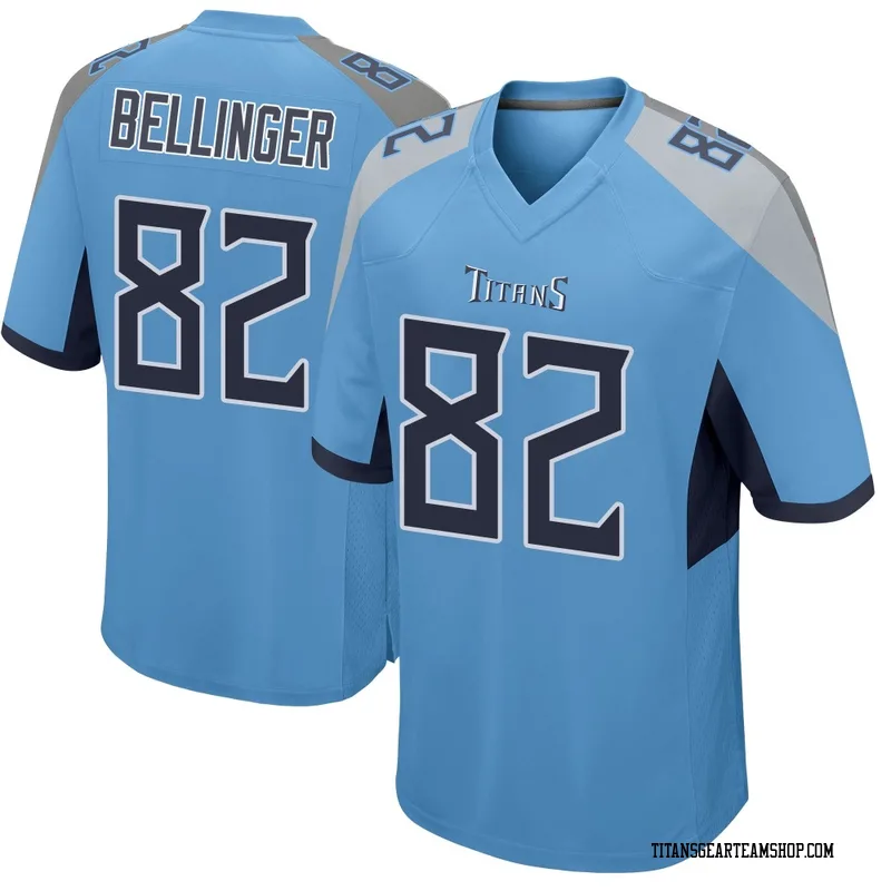 Men's Daniel Bellinger Tennessee Titans Nike Game Jersey - Light Blue