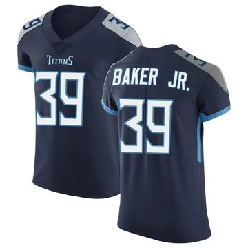 Men's Darrell Baker Jr. Tennessee Titans Nike Elite Vapor Untouchable Jersey - Navy