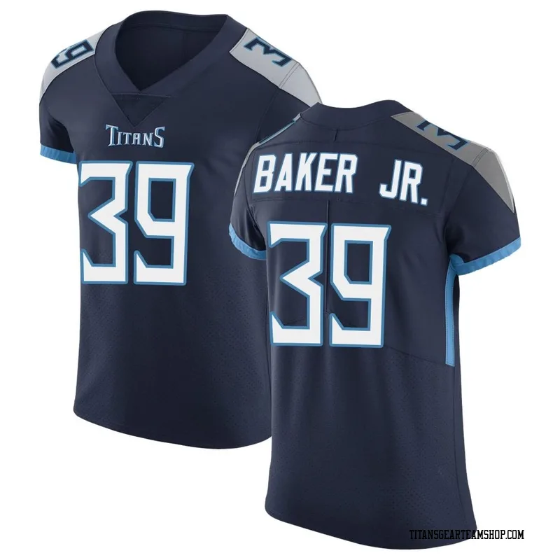 Men's Darrell Baker Jr. Tennessee Titans Nike Elite Vapor Untouchable Jersey - Navy