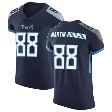 Men's David Martin-Robinson Tennessee Titans Nike Elite Vapor Untouchable Jersey - Navy