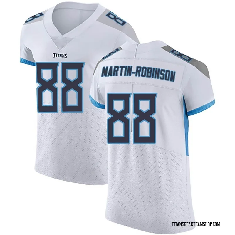 Men's David Martin-Robinson Tennessee Titans Nike Elite Vapor Untouchable Jersey - White