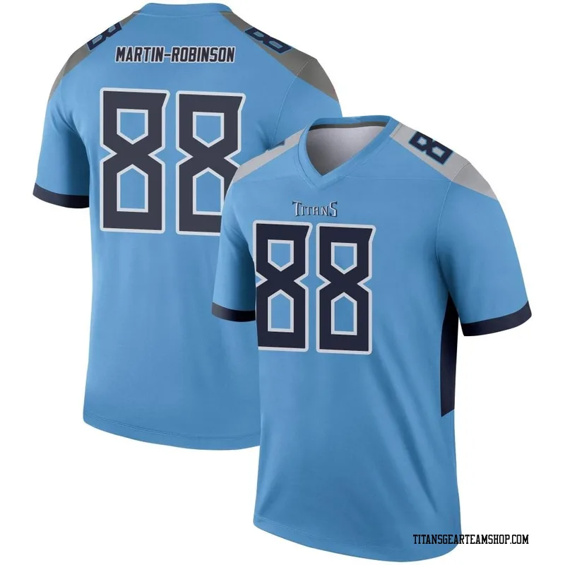 Men's David Martin-Robinson Tennessee Titans Nike Legend Jersey - Light Blue