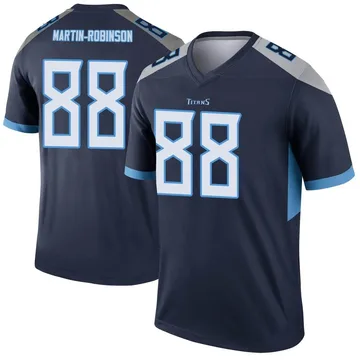 Men's David Martin-Robinson Tennessee Titans Nike Legend Jersey - Navy