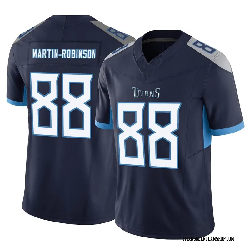 Men's David Martin-Robinson Tennessee Titans Nike Limited Vapor F.U.S.E. Jersey - Navy