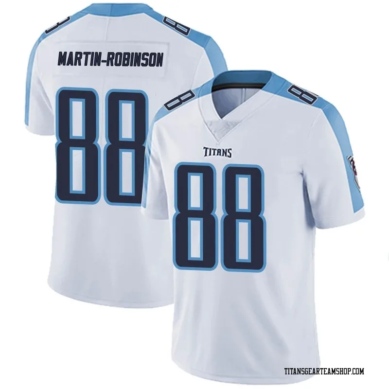 Men's David Martin-Robinson Tennessee Titans Nike Limited Vapor Untouchable Jersey - White