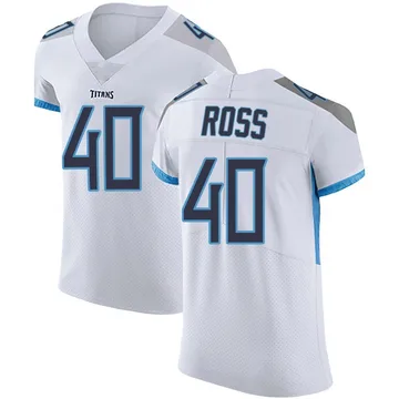 Men's Davion Ross Tennessee Titans Nike Elite Vapor Untouchable Jersey - White