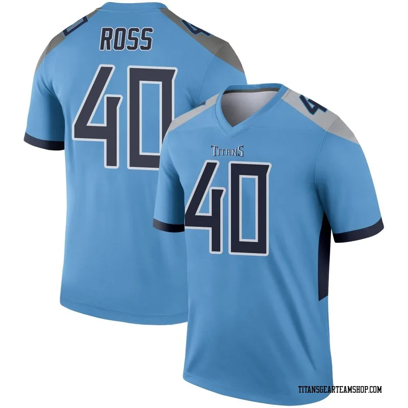 Men's Davion Ross Tennessee Titans Nike Legend Jersey - Light Blue