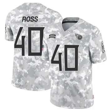 Men's Davion Ross Tennessee Titans Nike Limited 2024 Salute to Service Jersey - Arctic Camo