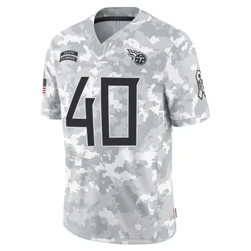 Men's Davion Ross Tennessee Titans Nike Limited 2024 Salute to Service Jersey - Arctic Camo