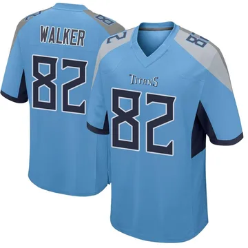 Men's Delanie Walker Tennessee Titans Nike Game Jersey - Light Blue